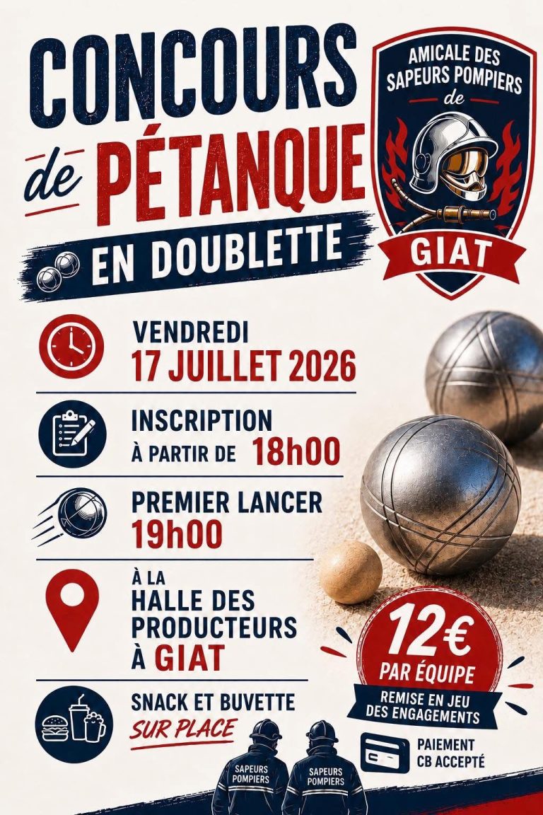 GIAT – Concours de pétanques